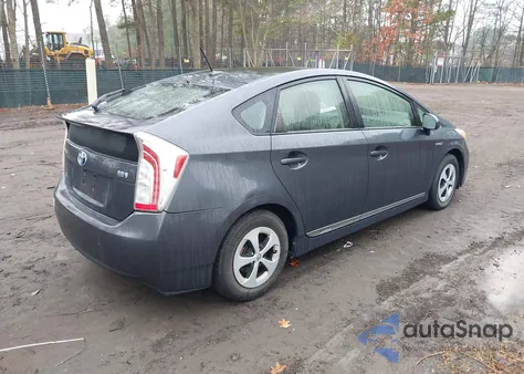 2012 Toyota Prius Four из США, поврежденный, VIN JTDKN3DU8C5470647